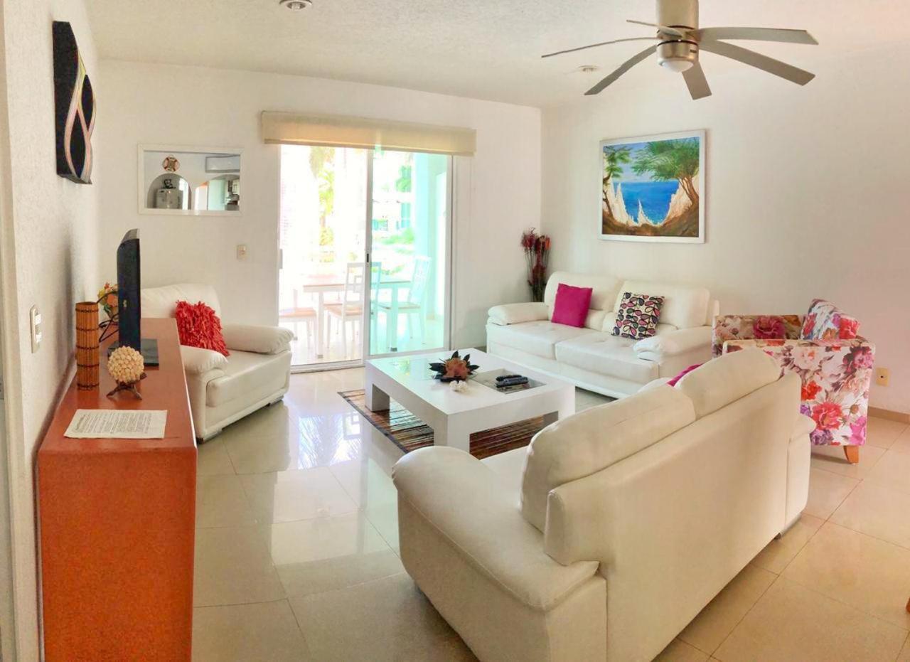Depa De Dos Recamaras En Acapulco Diamante Frente Arena Gnp Lägenhet Exteriör bild
